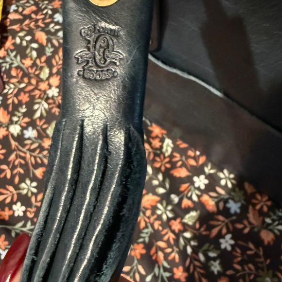 Go Forth Goods LE Indigo Bison Leather Small Avery Tote NEW MSRP $400 - Picture 7 of 9